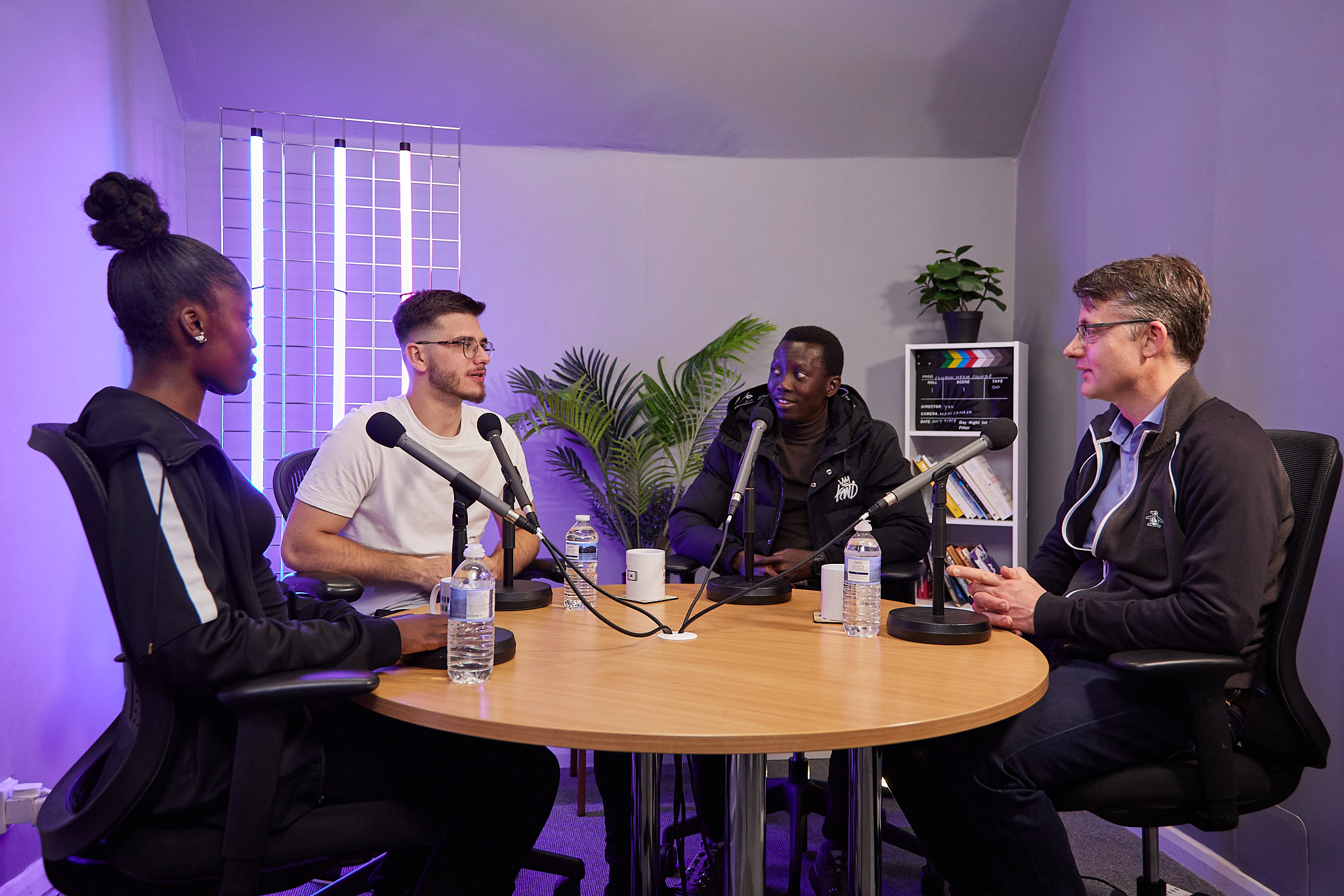 London Media Lounge studio interior - marketing strategies for business content creation